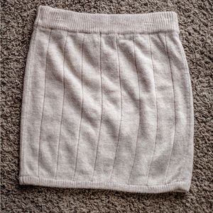 Soft sweater skirt